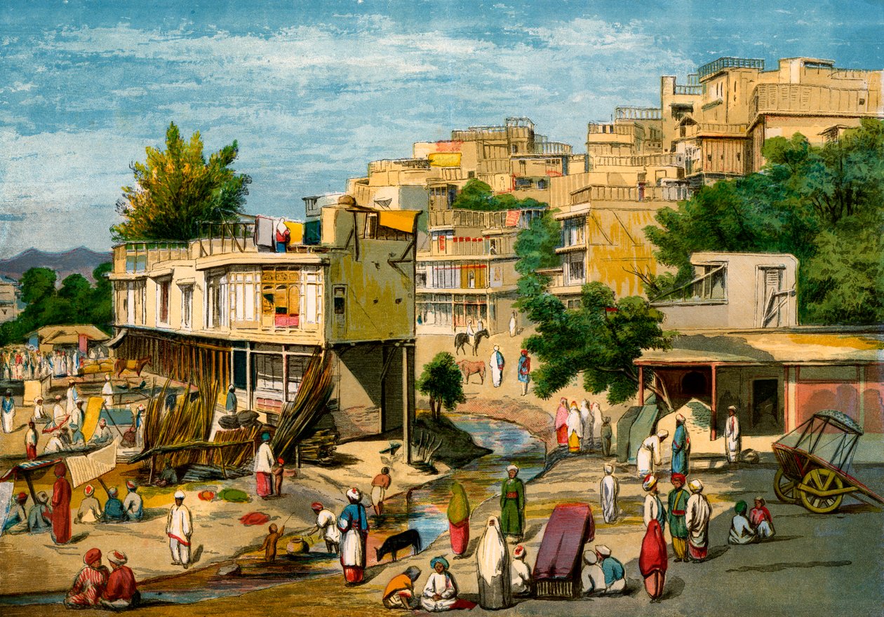 Pesavar, Pakisztán, 1857. alkotó: William Carpenter