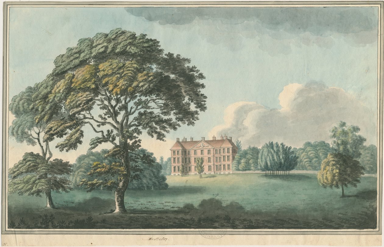 Wrottesley Hall: festészet, nd [1796-1839] alkotó: William Carter