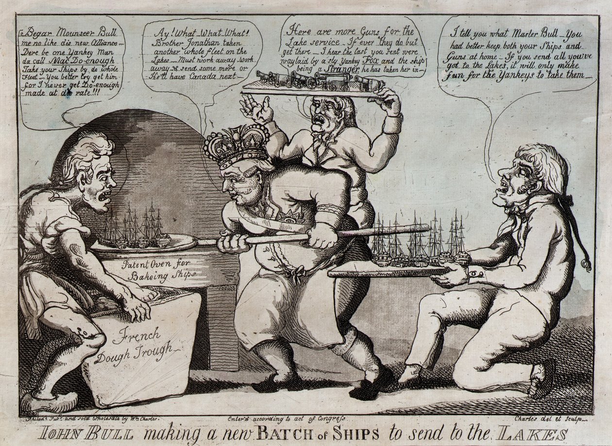 John Bull új hajócsaládot készít a tavakhoz való elküldésre alkotó: William Charles