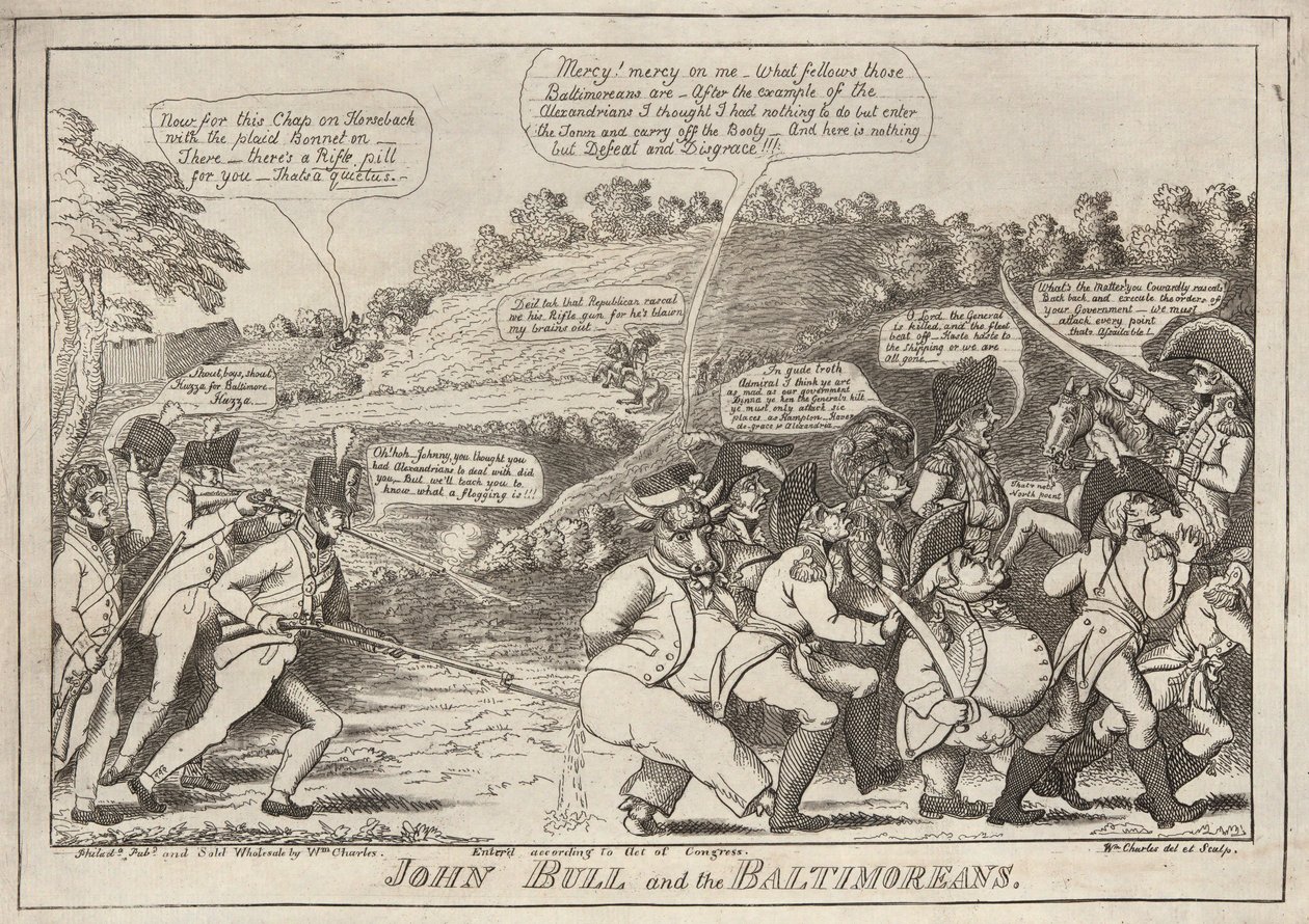 John Bull és a baltimore-iak alkotó: William Charles