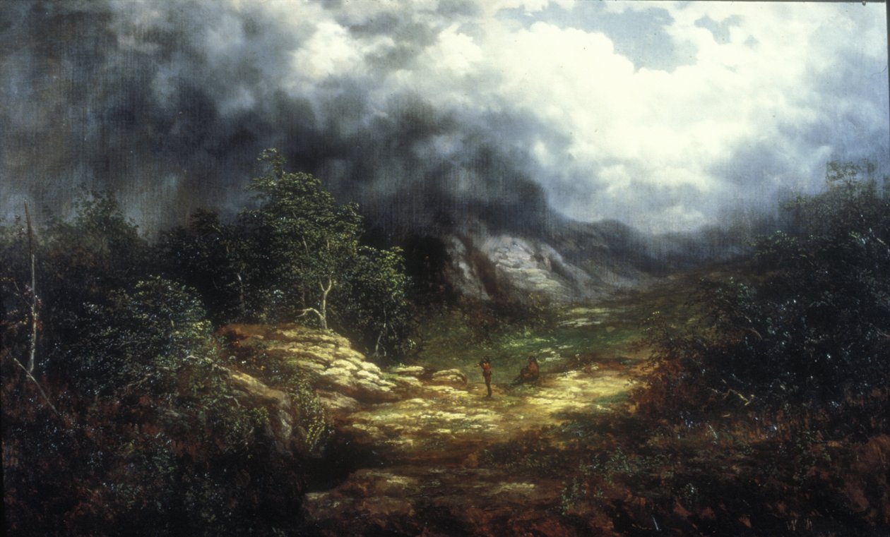Vihar a kék gerincen (olaj, vászon) alkotó: William Charles Anthony Frerichs