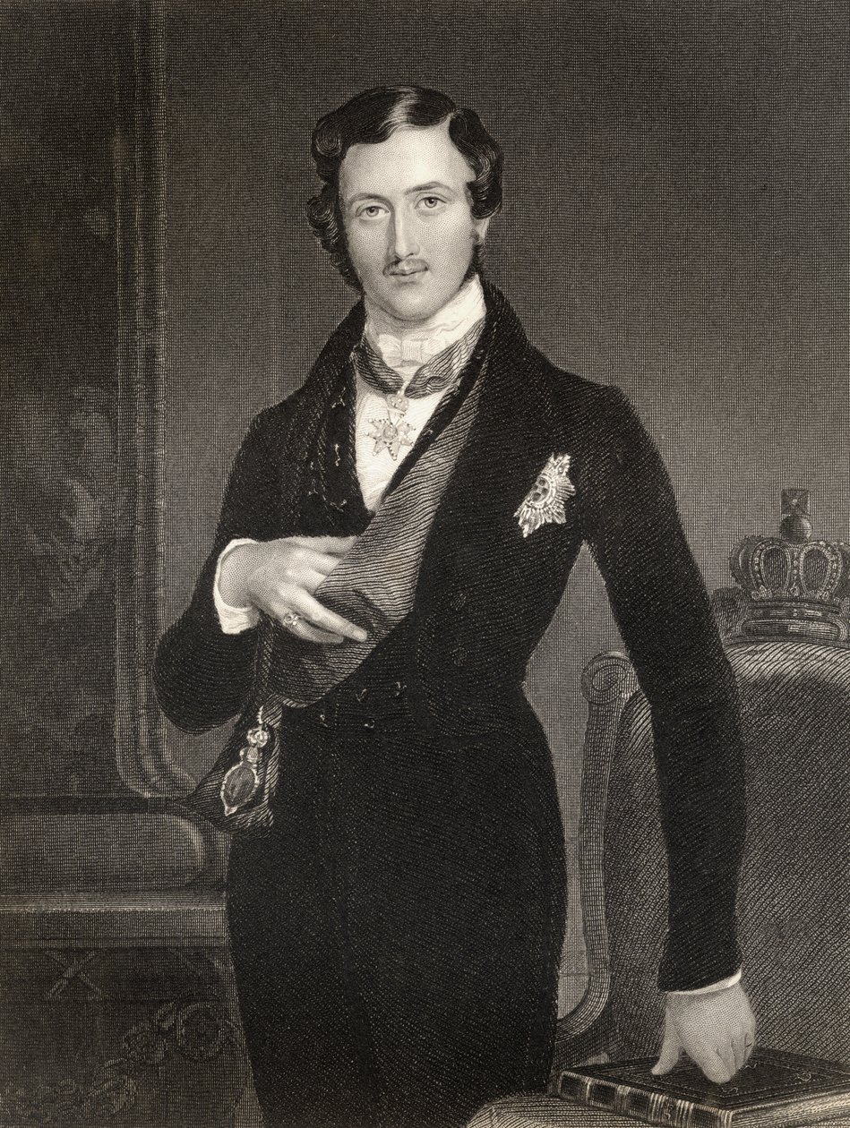 Albert Prince Consort of Great Britain, W. Holl metszete, a National Portré Gallery IV. kötetéből, 1820 körül megjelent alkotó: William Charles Ross