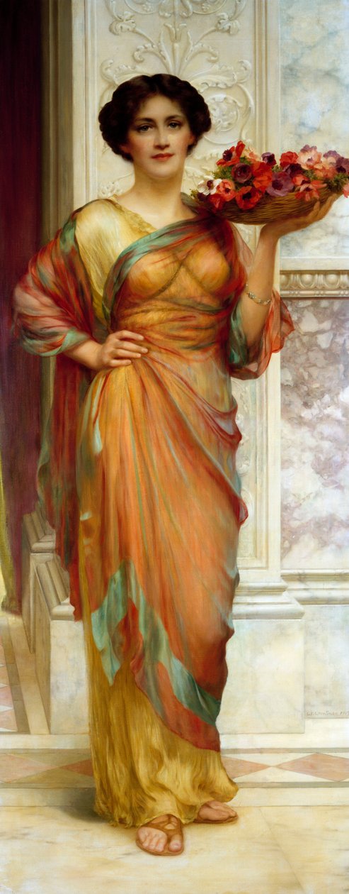 A kökörcsinkosár alkotó: William Clark Wontner