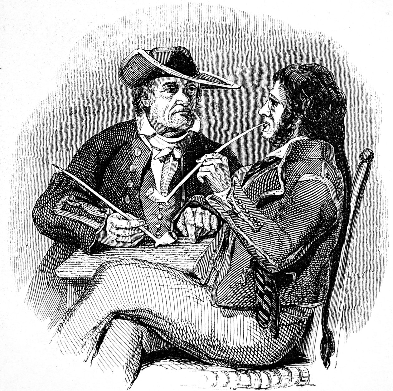 Régi sók (tengerészek, tengerészek), élvezik a pipát alkotó: William Clarkson (manner of) Stanfield