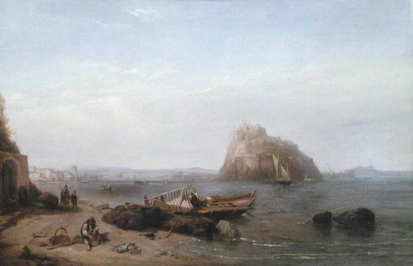 Kilátás Ischiára (olaj, vászon) alkotó: Clarkson Frederick Stanfield