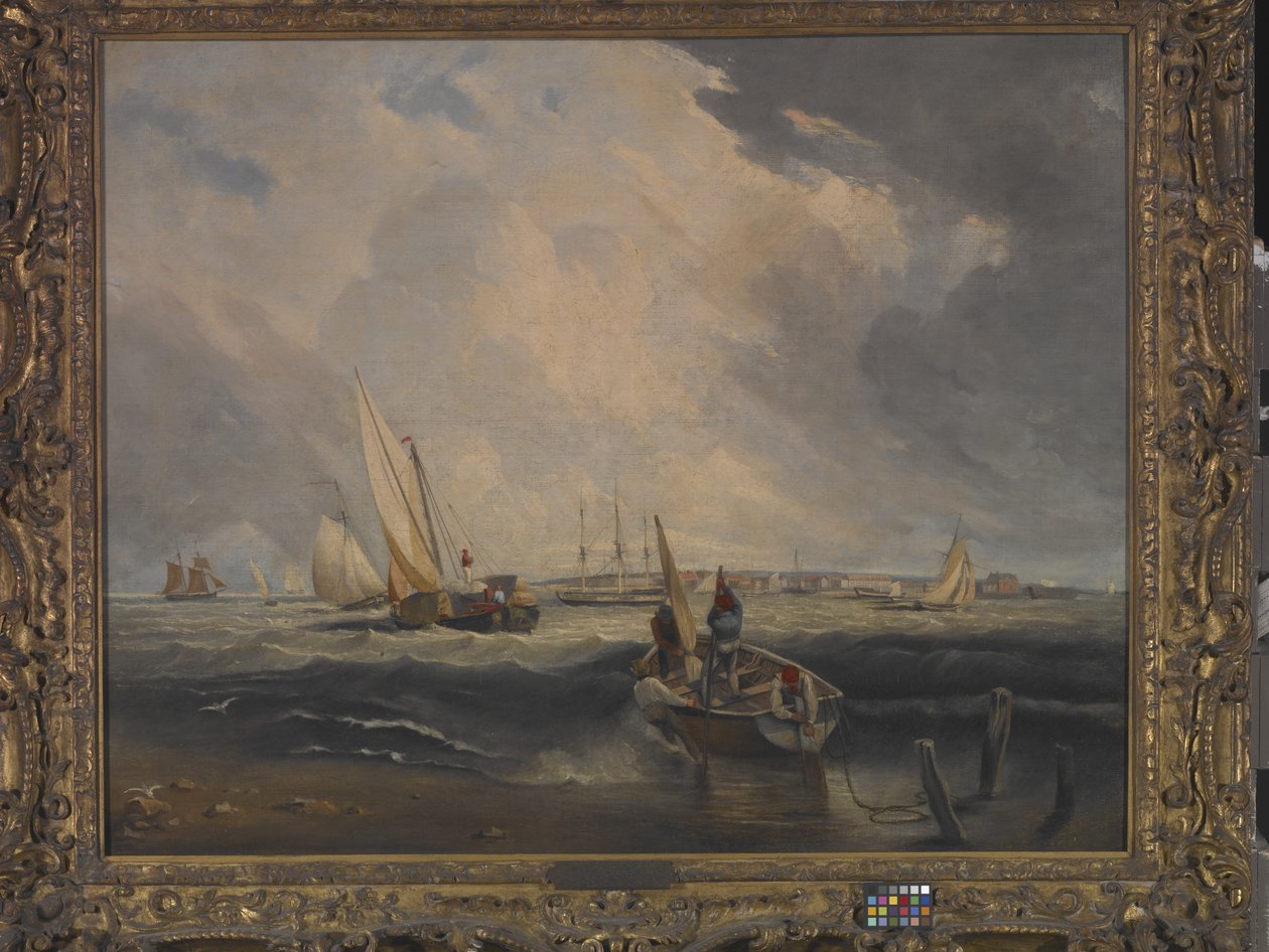 Bligh Sands, Sheerness (olaj, vászon) alkotó: Clarkson Frederick Stanfield