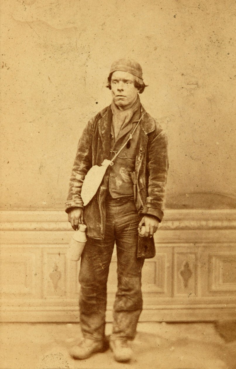 Dolgozók a Tredegar Vasműből, Walesből alkotó: William Clayton