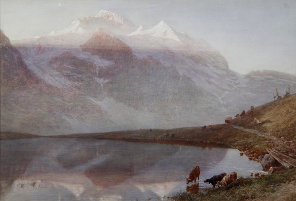A Jungfrau napkeltekor alkotó: William Collingwood
