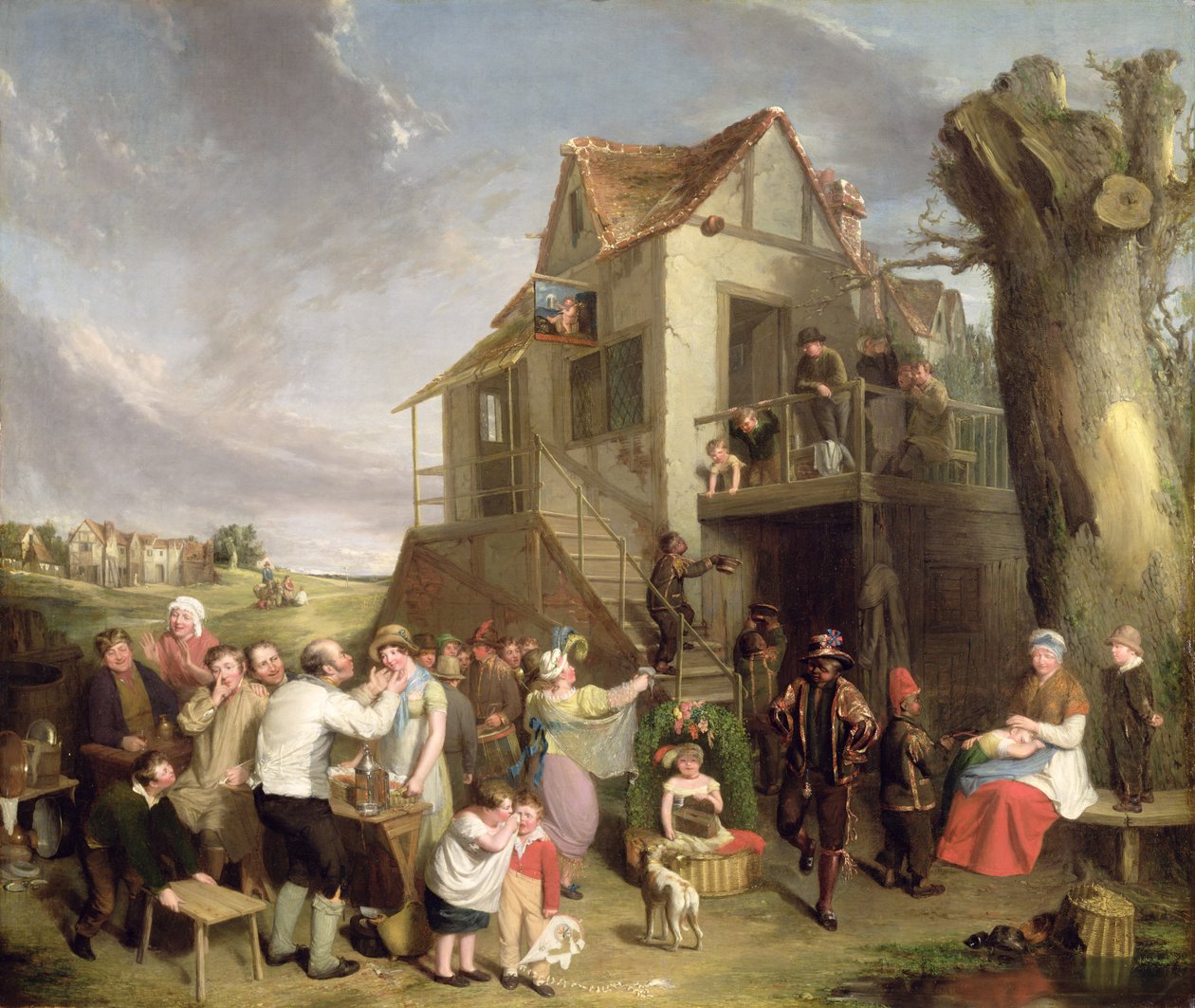 május elseje, 1811–1812 (olaj, vászon) alkotó: William Collins