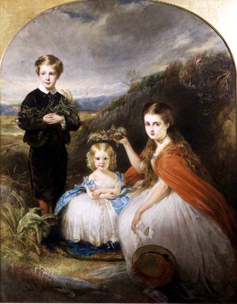 Middleton-gyermekek portréja: Jessie Caroline (Colla) (sz. 1851), Alfred Harold (sz. 1857) és Alice Edith (sz. 1861) 1864 alkotó: William Crawford