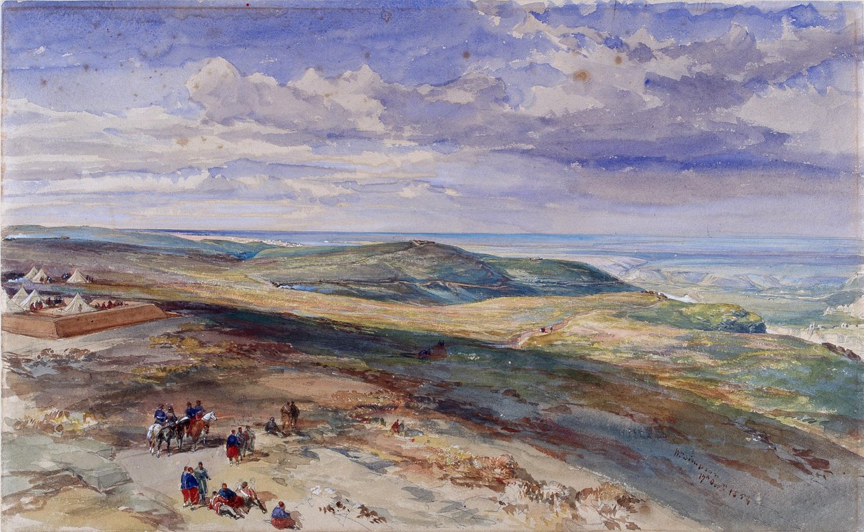 The Field of Inkerman, 1854. október 17 alkotó: William Crimea Simpson