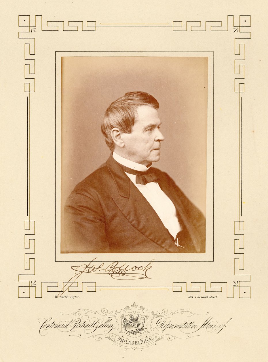 James Pollock portréja alkotó: William Curtis Taylor