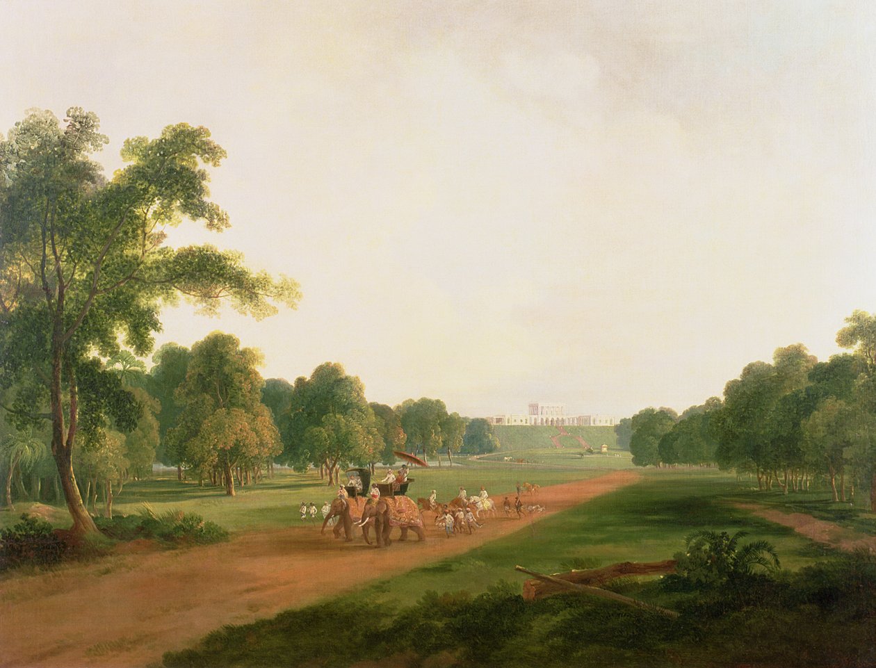Vadászpárt Indiában alkotó: William Daniell