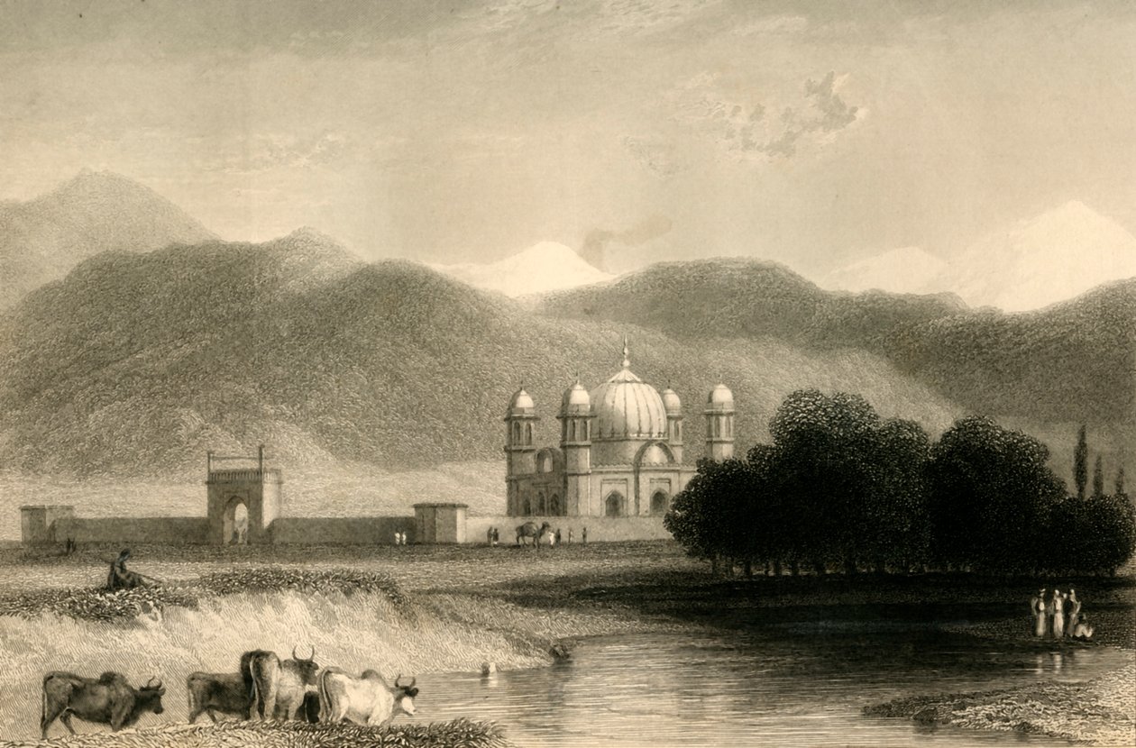 Nujibabadban, Rohilcundban, 1835. alkotó: William Daniell
