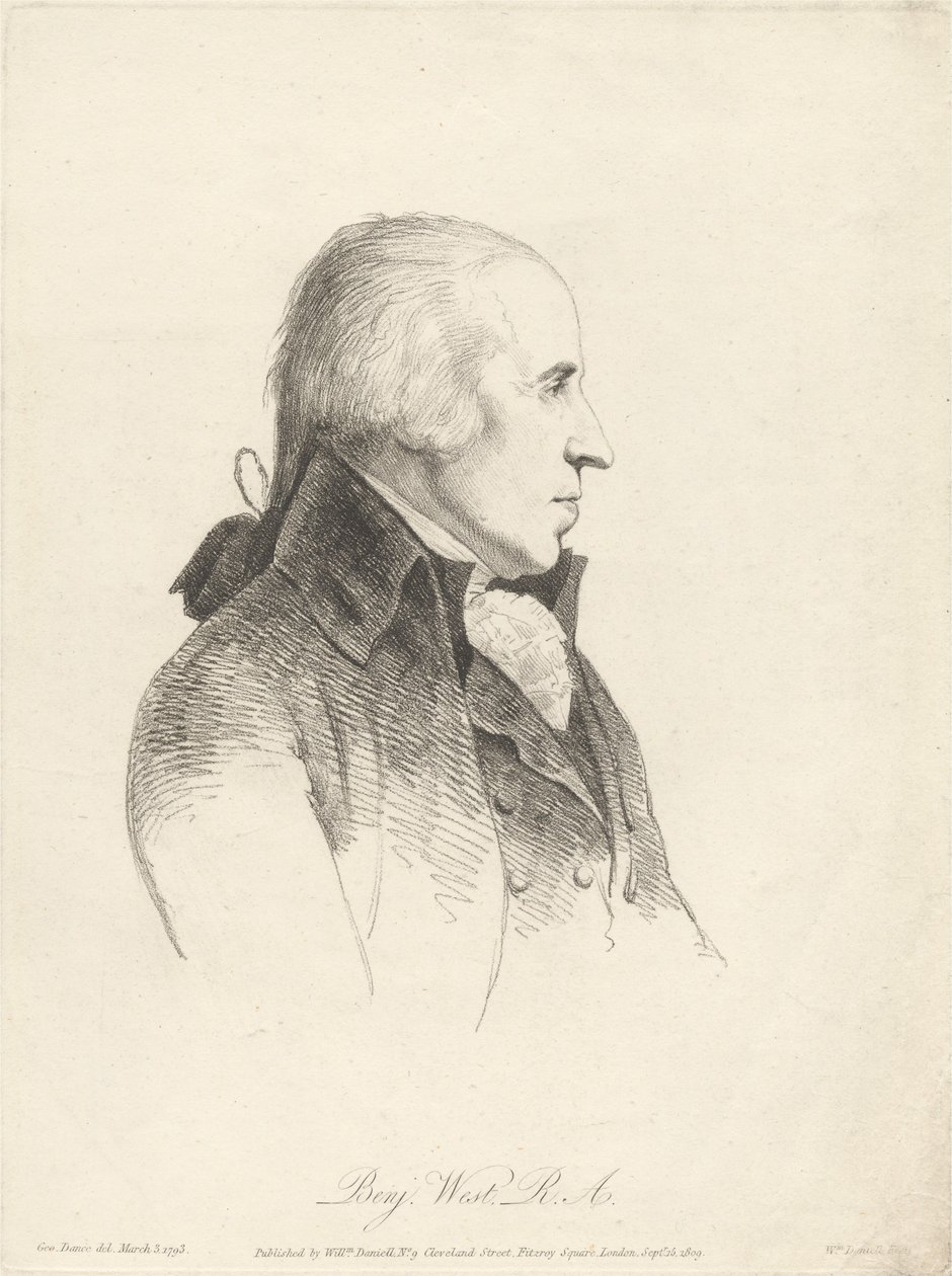 Benjamin West, R.A. alkotó: William Daniell