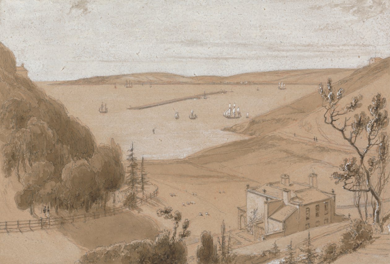 Bovisand, Plymouth közelében alkotó: William Daniell