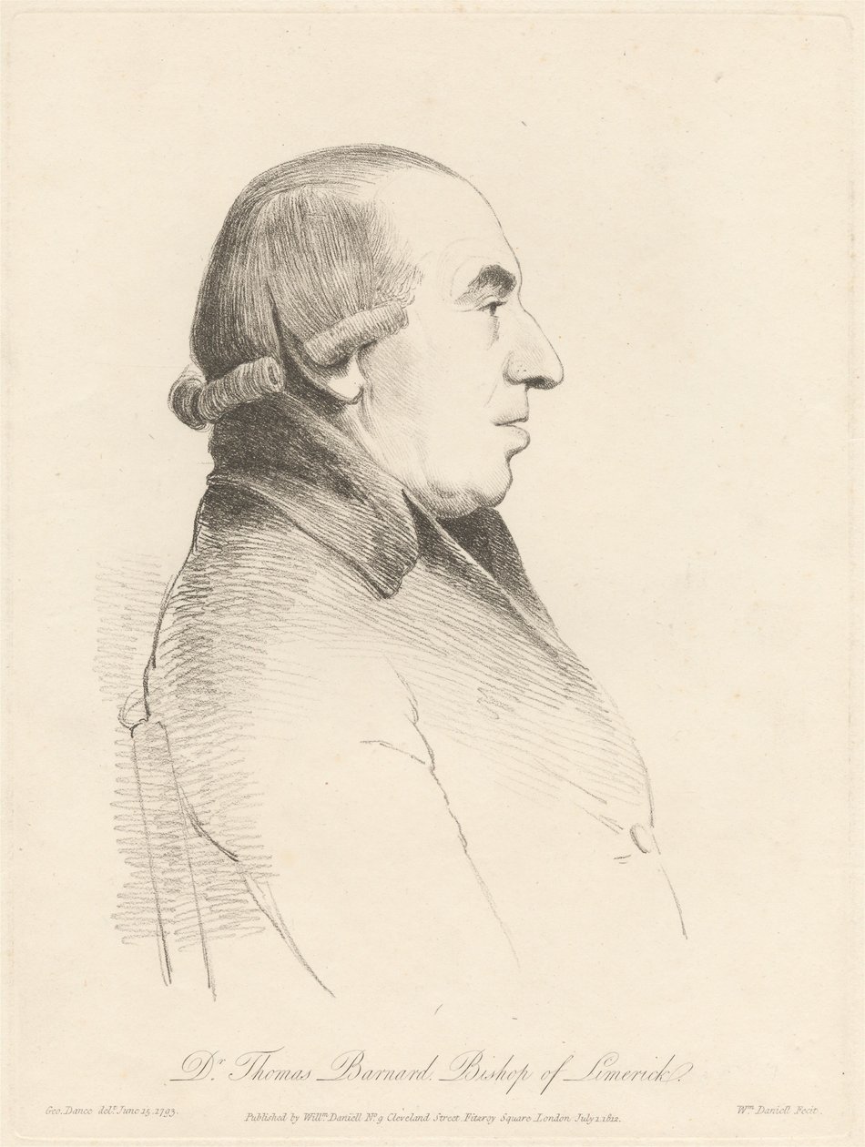 Dr. Thomas Barnard, Limerick püspöke alkotó: William Daniell