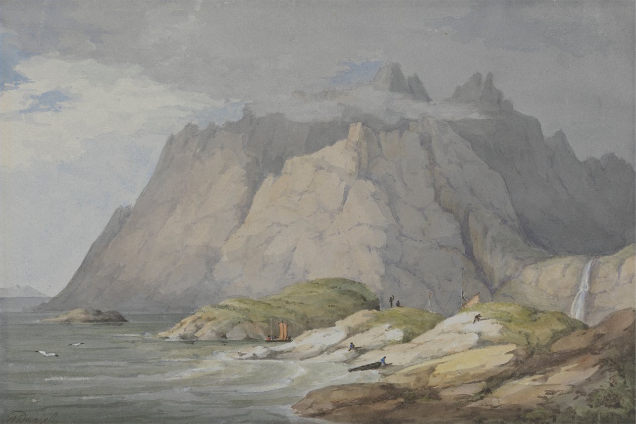 Loch Scavaig, Skye szigete alkotó: William Daniell