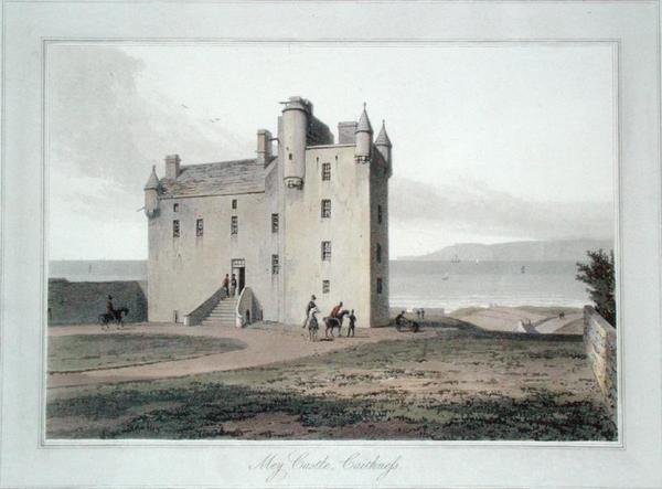 Mey kastély, Caithness (színes litó) alkotó: William Daniell