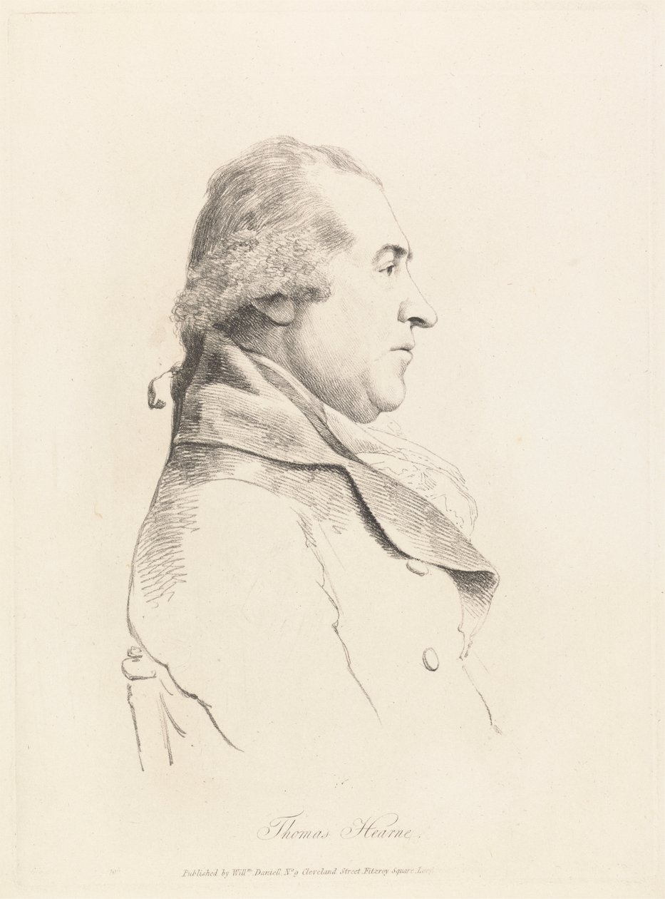 Thomas Hearne portrétanulmánya alkotó: William Daniell