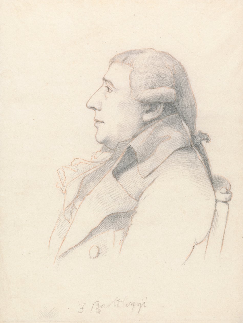 Francesco Bartolozzi portréja alkotó: William Daniell