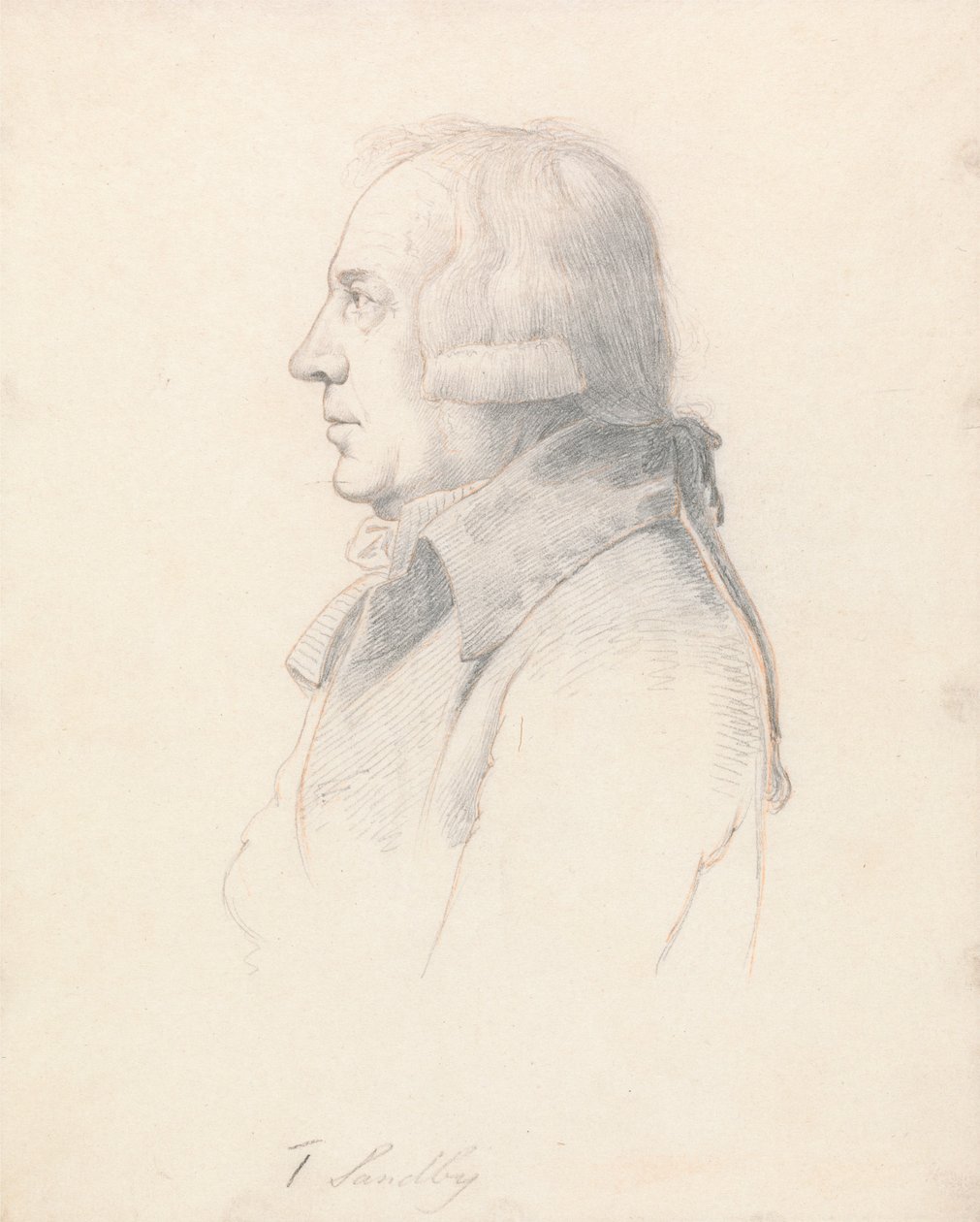Thomas Sandby portréja alkotó: William Daniell