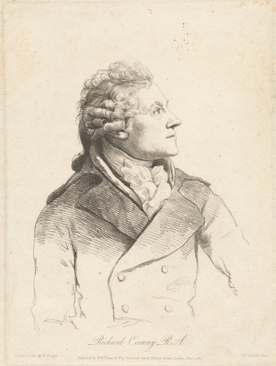 Richard Cosway, R. A. alkotó: William Daniell