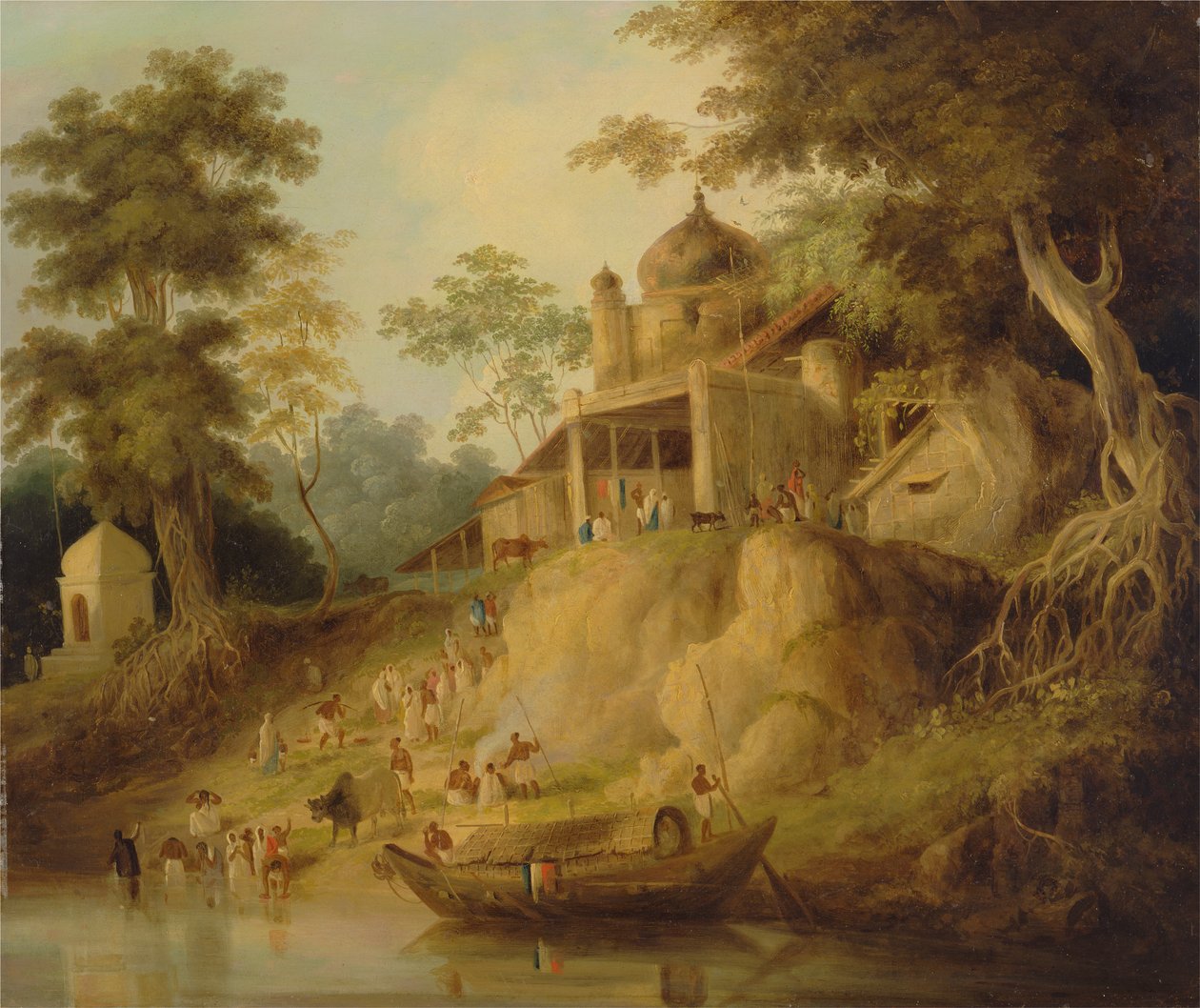 A Gangesz partja alkotó: William Daniell