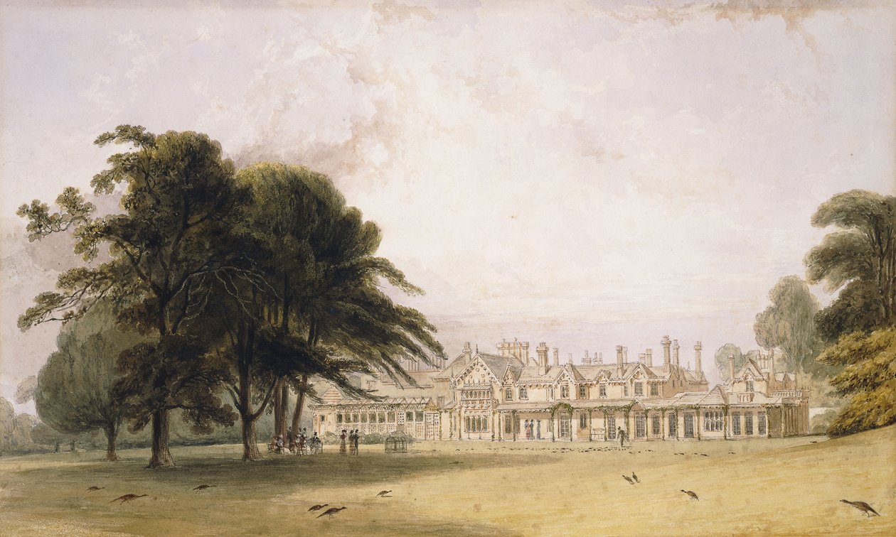 The Royal Lodge, Windsor Park, alkotó: William Daniell