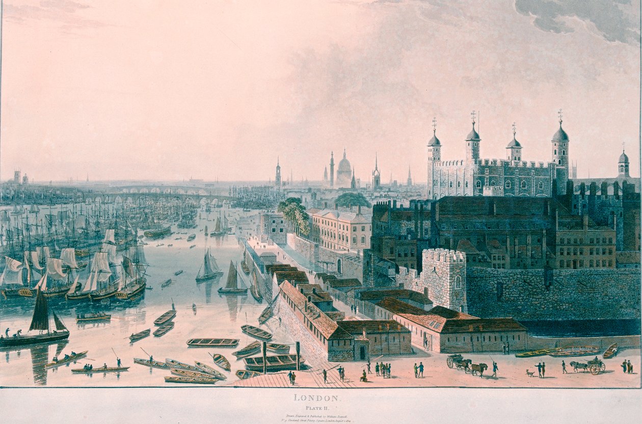 Londoni kilátás, 1804 alkotó: William Daniell