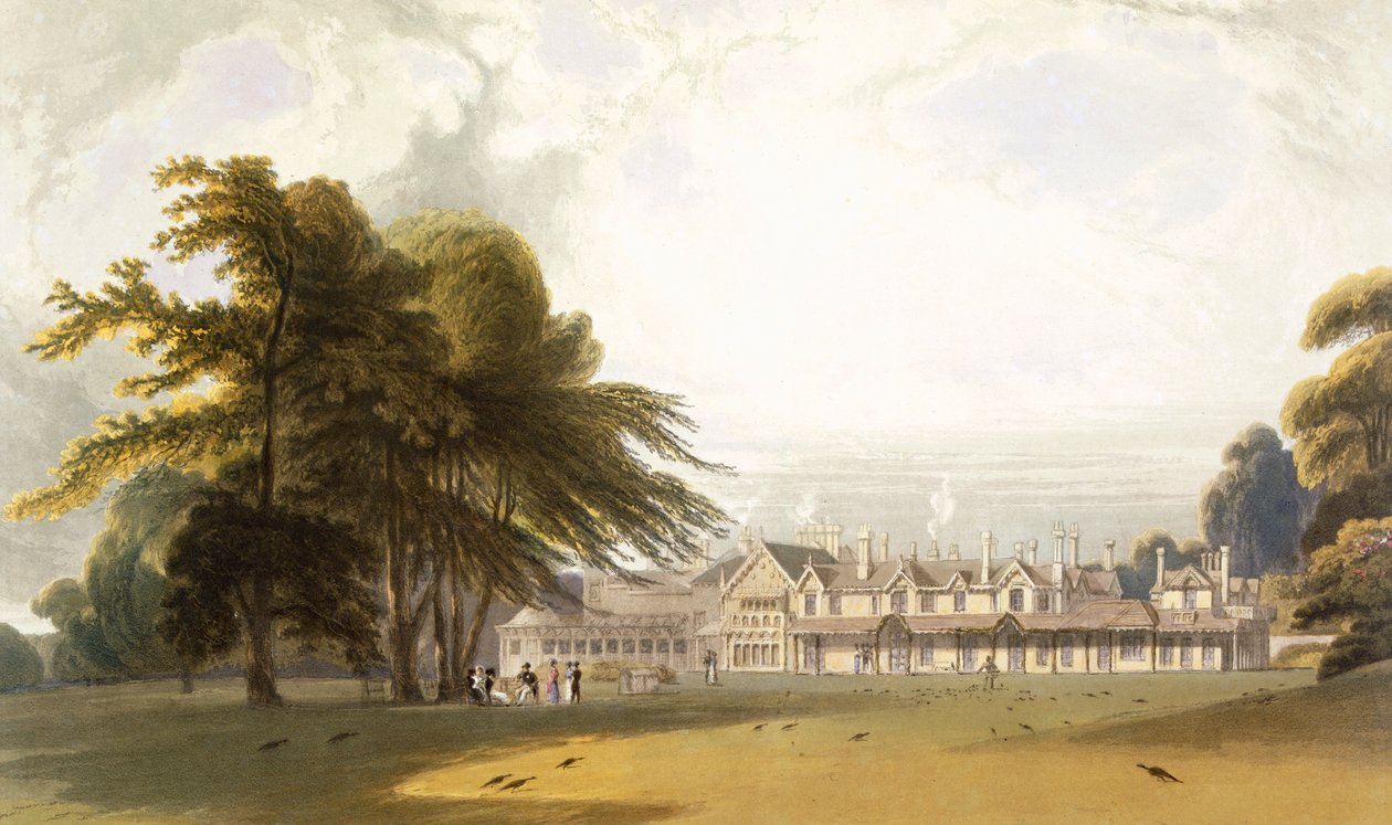 Windsor Park: a Royal Lodge, 1827-30. alkotó: William Daniell