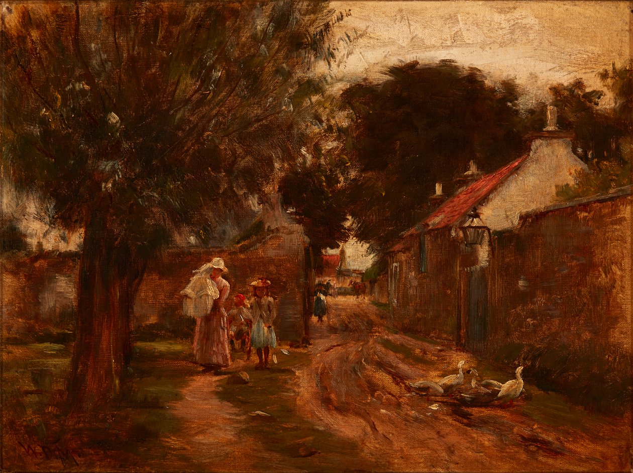 Haza a templomból (olaj, vászon) alkotó: William Darling McKay