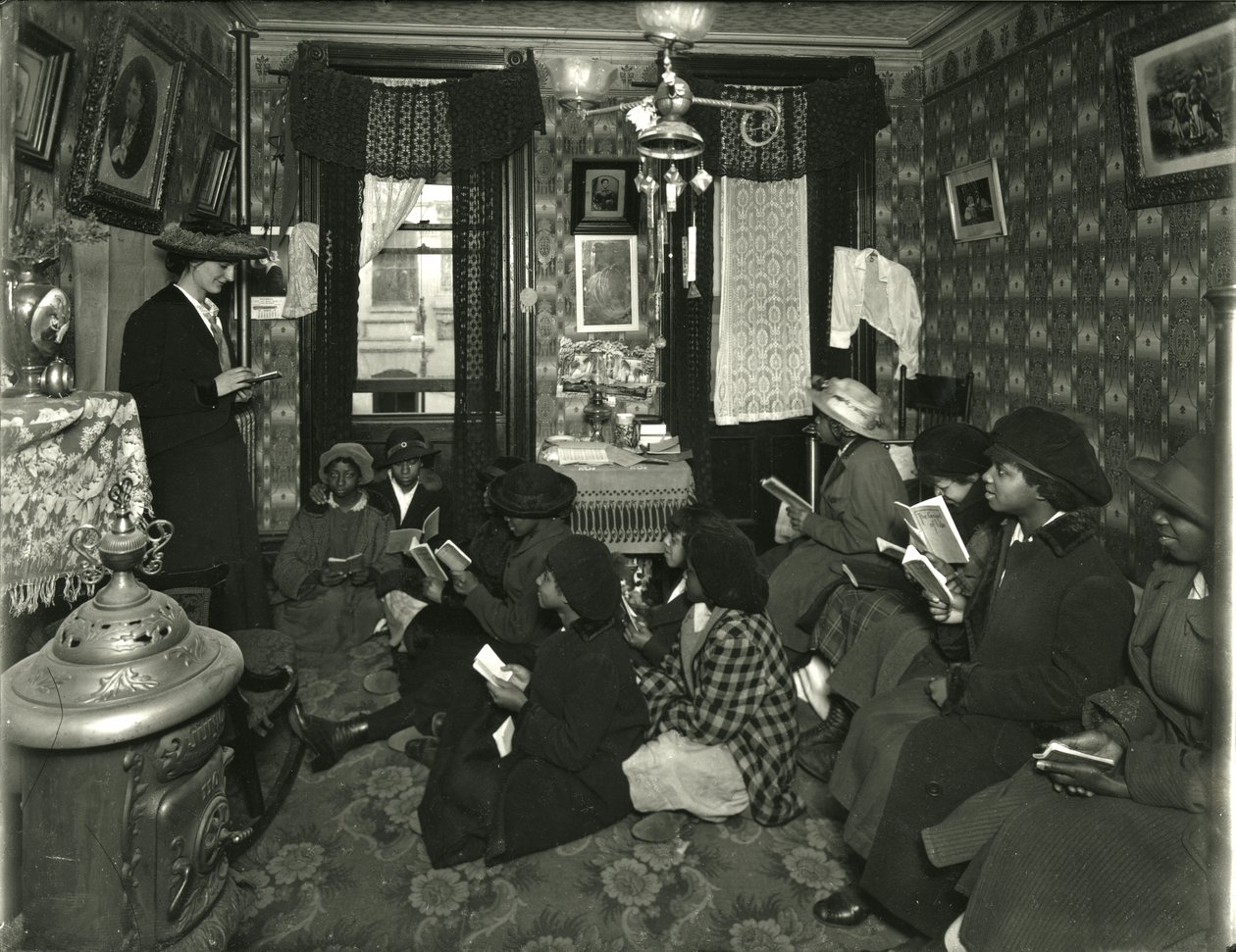 Evangelizációs Bizottság, Mrs. Williams, 136 W. 99th Street, Miss Broad Teaches, 1916 alkotó: William Davis Hassler