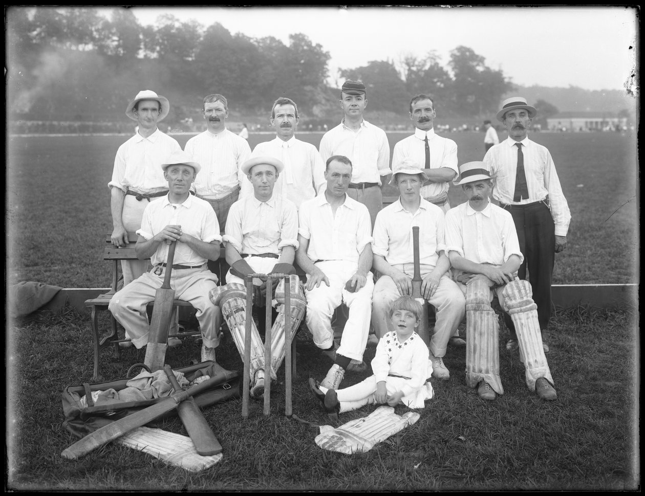 A Holdsport Krikett Klub csoportképe, 1911-12 körüli évek alkotó: William Davis Hassler
