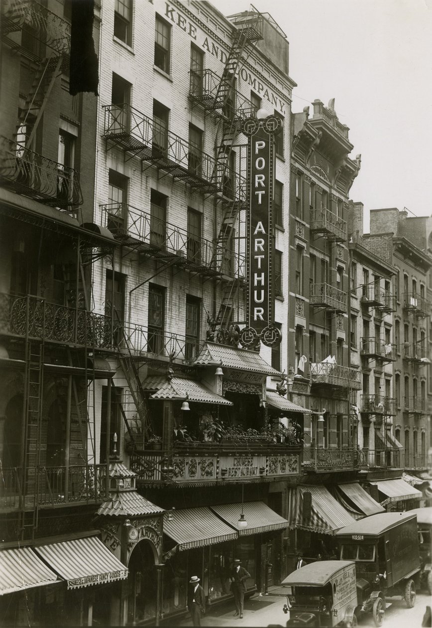 Port Arthur étterem, Mott Street 7, New York City, 1919 alkotó: William Davis Hassler