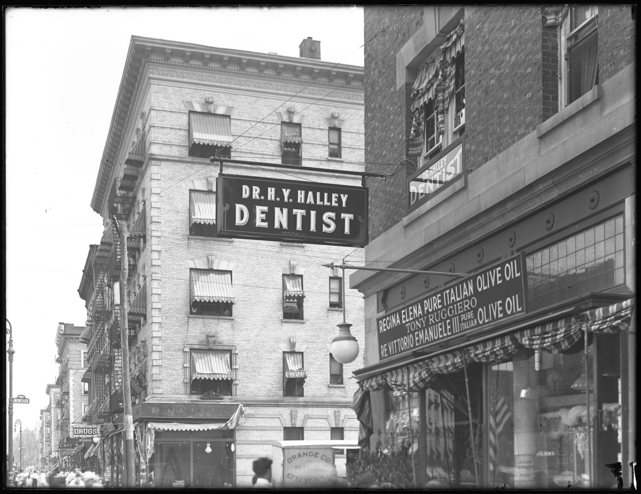 Aláírás Dr. H.Y. Halley, 1456 St. Nicholas Avenue, New York City, 1916. augusztus 2. alkotó: William Davis Hassler