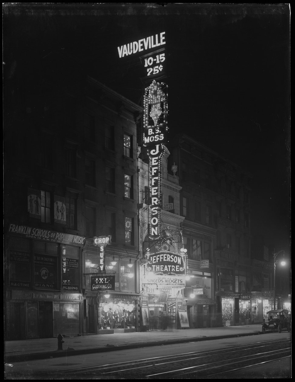 The Jefferson Theatre, New York City, 1917. január 6 alkotó: William Davis Hassler