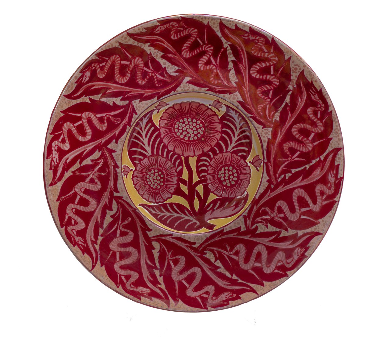 Luster Snake és Daisy Plate alkotó: William de Morgan