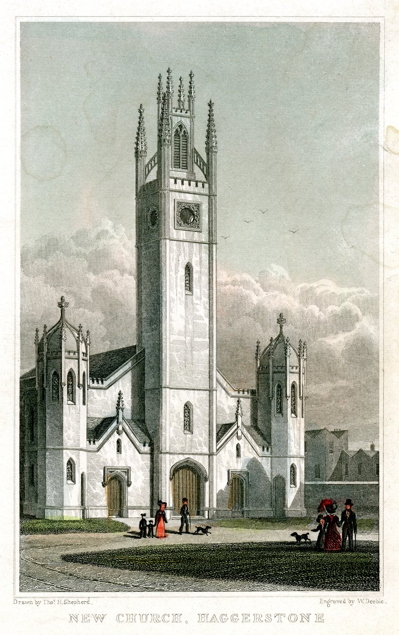 New Church, Haggerston, Hackney, London, 1827. alkotó: William Deeble