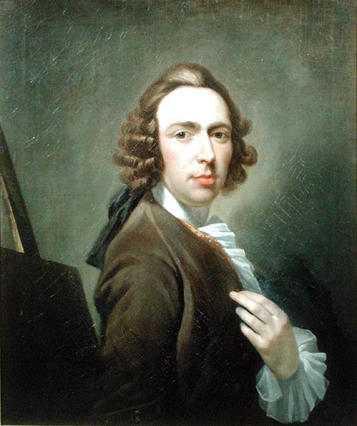 Önarckép, 1750 körül (olaj, vászon) alkotó: William Delacour