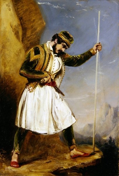 An Evzone (olaj, papír) alkotó: William Derby
