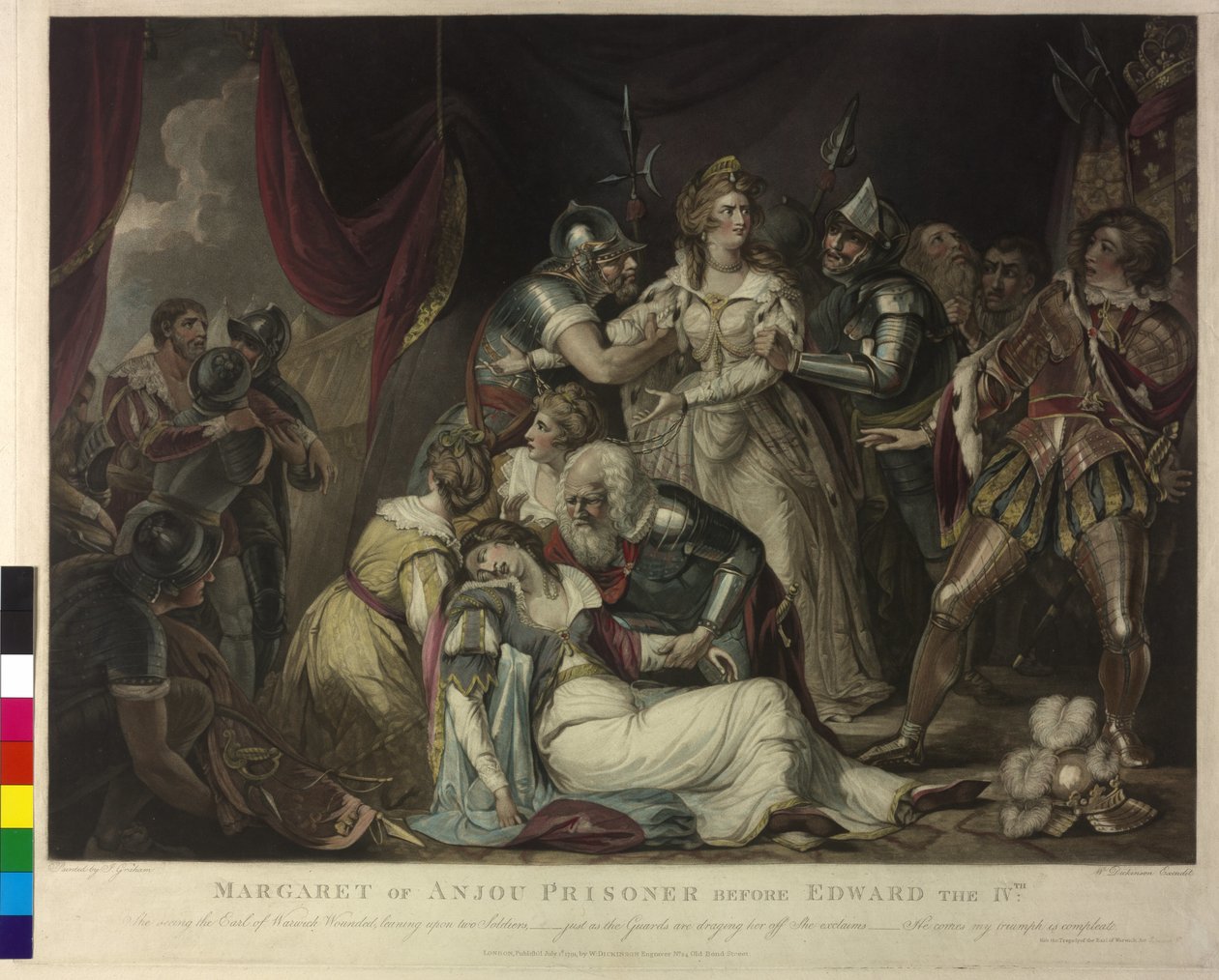 Illusztráció: Francklin Anjou Margit (mezzotinto) alkotó: William Dickinson