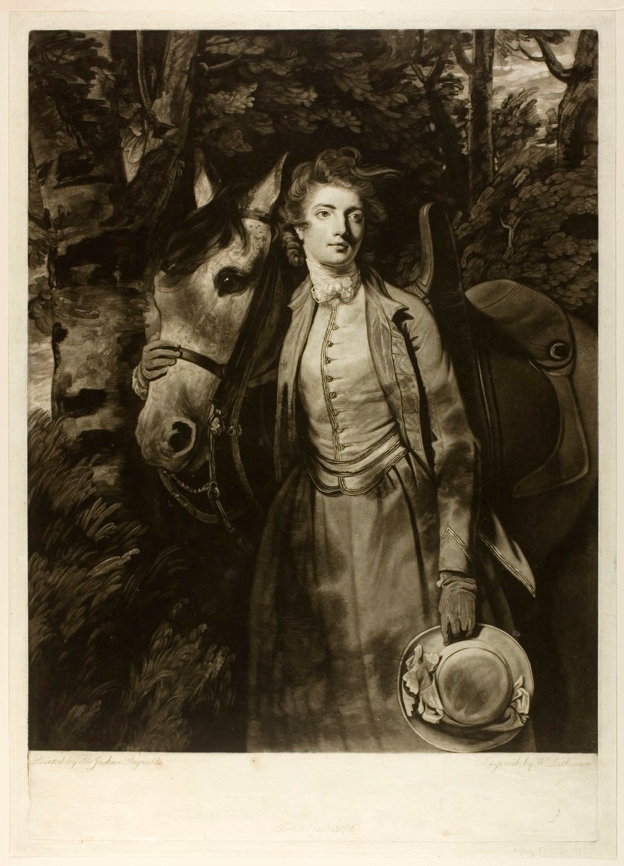 Lady Charles Spencer alkotó: William Dickinson
