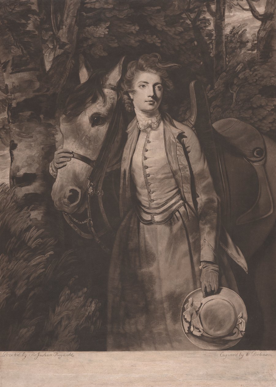 Lady Charles Spencer alkotó: William Dickinson