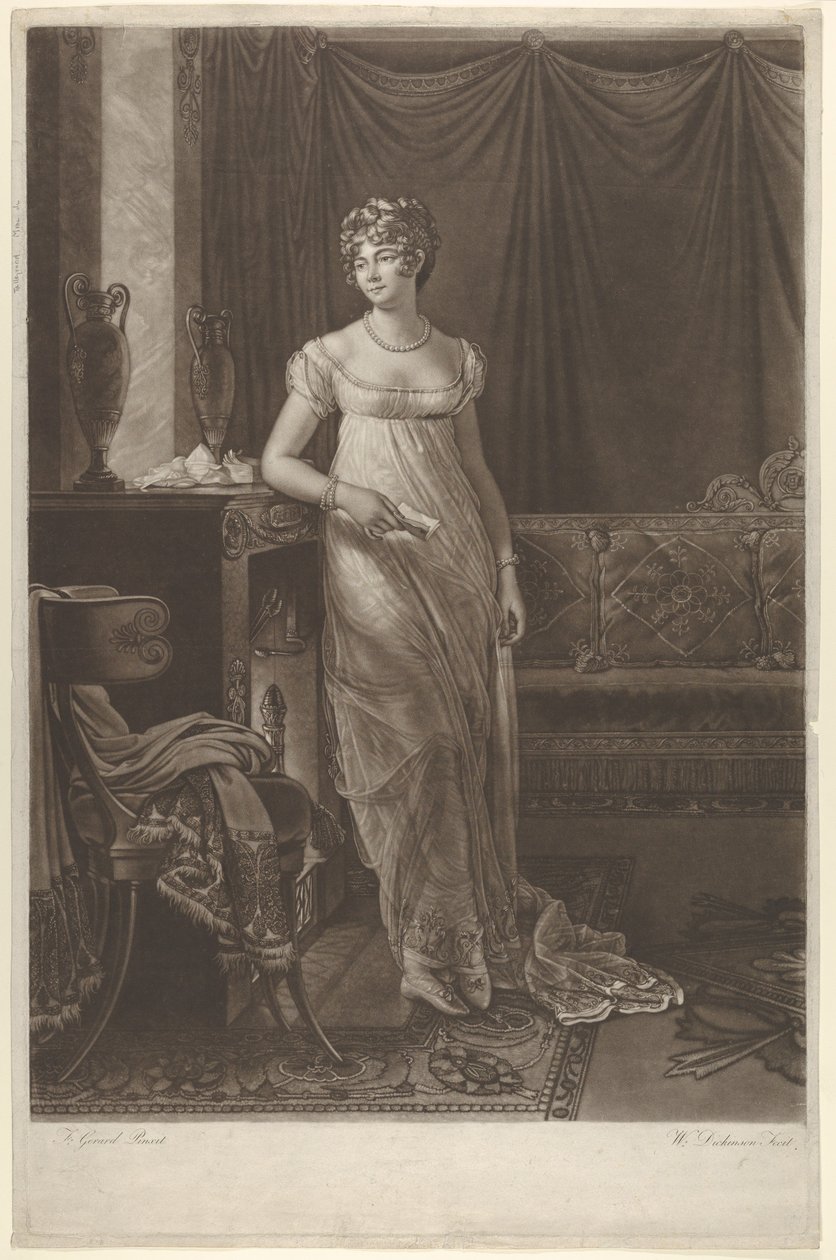 Madame Talleyrand, kb. 1808. alkotó: William Dickinson