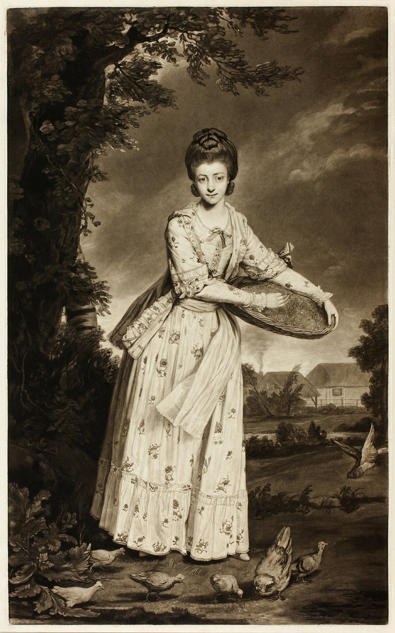 Mrs. Pelham eteti a csirkéket alkotó: William Dickinson