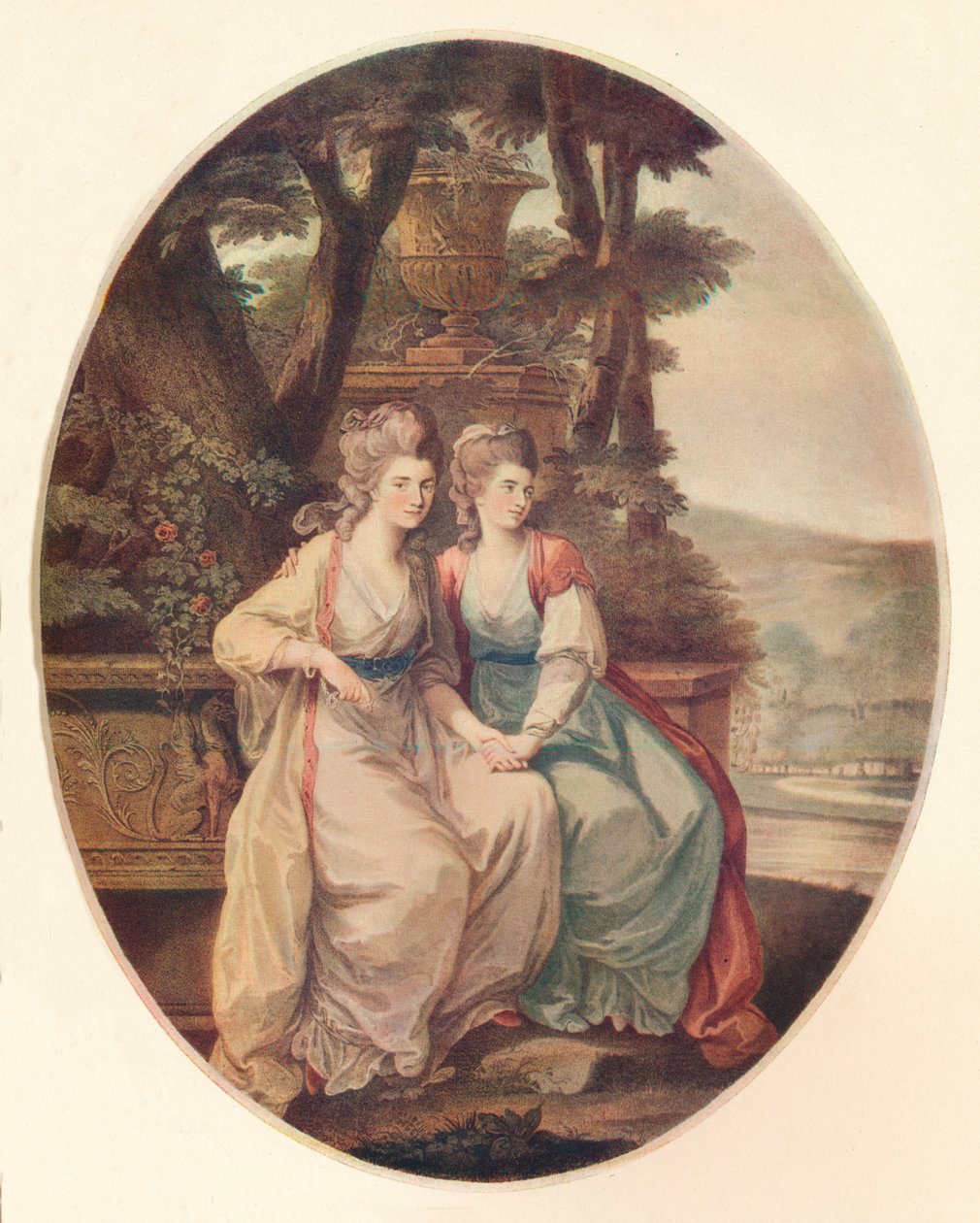 Devonshire hercegnője és Lady Duncannon, 1782 alkotó: William Dickinson