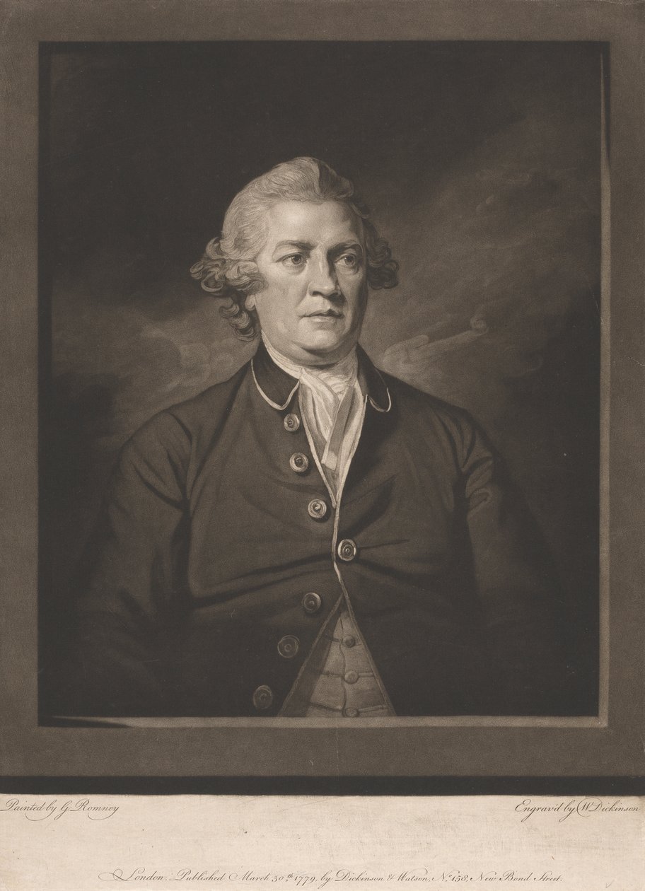 A tisztelt Augustus Keppel alkotó: William Dickinson