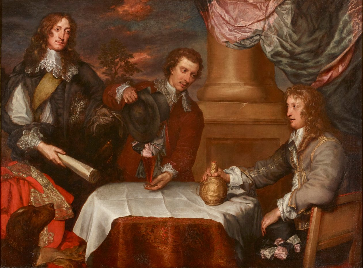 Rupert herceg, William Legge ezredes és John Russell ezredes portréja, 1645-1646 alkotó: William Dobson