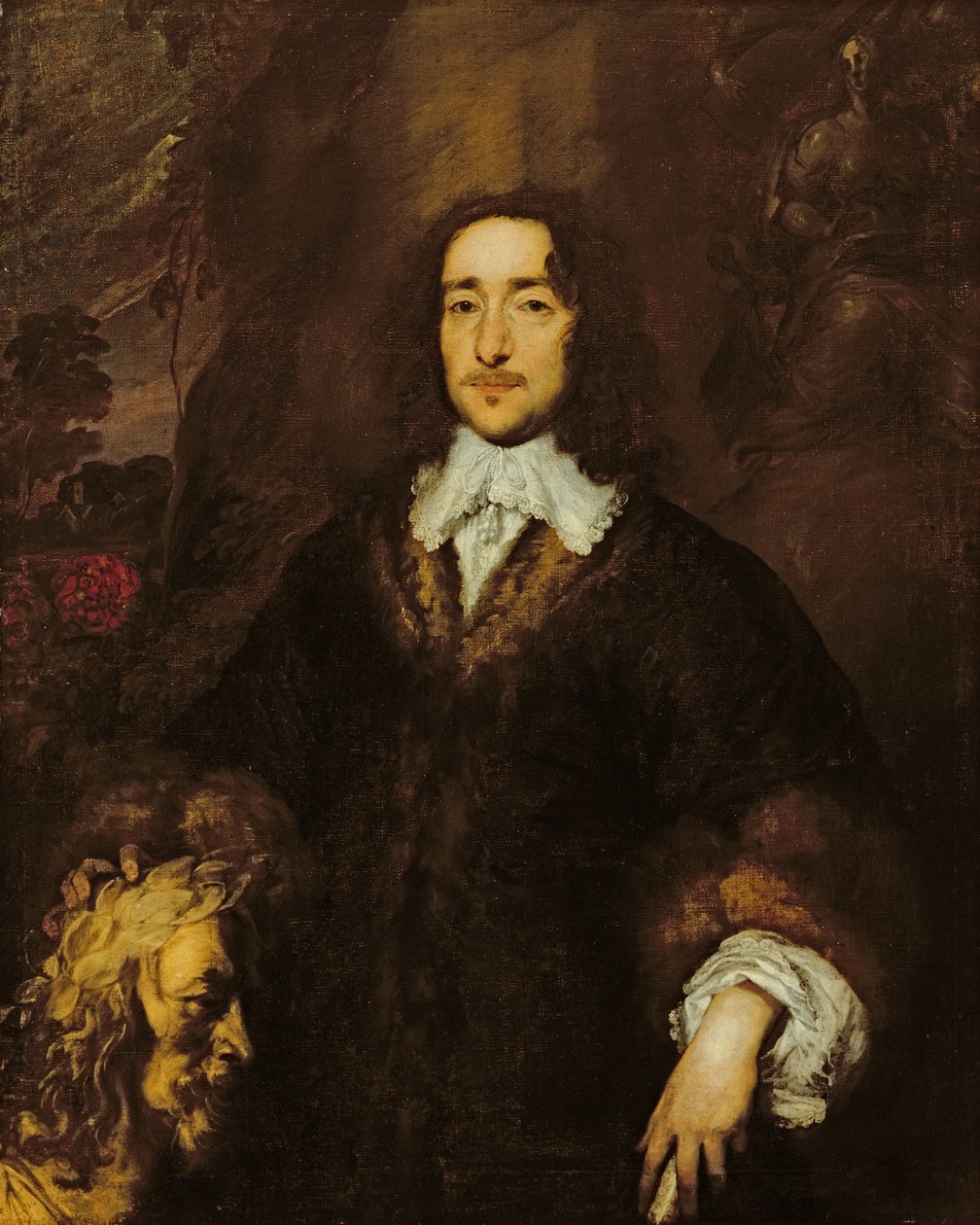Zenész portréja, 1644 körül (olaj, vászon) alkotó: William Dobson